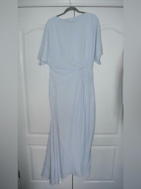 asos light blue lace dress ASOS Design Lace Bodice Pleated Skirt Midi Dress in icy Blue